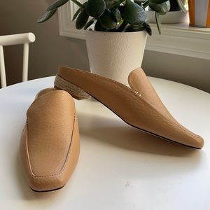 NEW Bisous Square Toe Loafer Mule